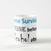 Verpleegkundige overleving koffiemok (Center)