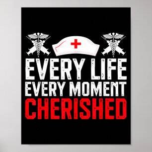 Verpleegkundige palliatieve ondersteuning kunst vo poster