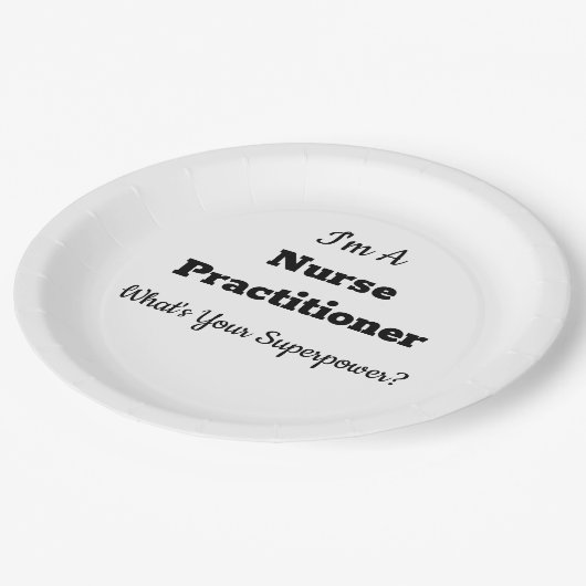 verpleegkundige papieren bordje (Gekanteld)