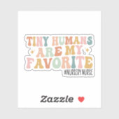 Verpleegkundige, Pasgeboren Verpleegkundige, Groov Sticker (Vel)