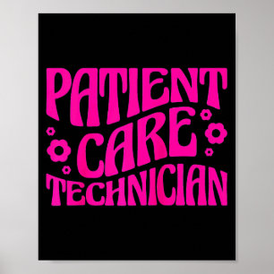 Verpleegkundige Pct Team Raglan Honkbal T Poster