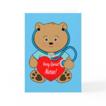 Verpleegkundige pensioen met Teddy Bear