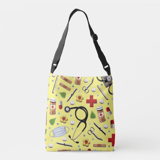 Verpleegkundige persoonlijke Gift Idea Crossbody B Crossbody Tas (Achterkant)