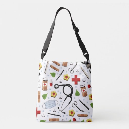 Verpleegkundige persoonlijke Gift Idea Crossbody B Crossbody Tas (Achterkant)