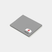 Verpleegkundige persoonlijke naam Post-it Sticky N Post-it® Notes (Schuin)