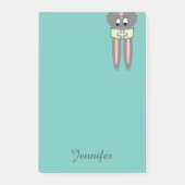 Verpleegkundige Pet Bunny Pastel Personalized Post Post-it® Notes (Voorkant)