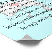 Verpleegkundige Poster "Je bent een verpleegster a (Hoek)