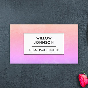 Verpleegkundige Practitioner Artsenassistent Roze Visitekaartje