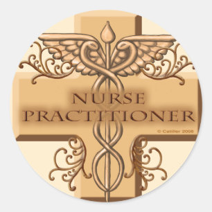 Verpleegkundige Practitioner Caduceus Sticker