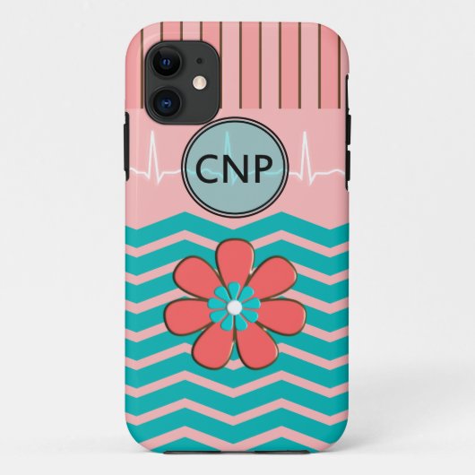 Verpleegkundige Practitioner Chevron Design Case-Mate iPhone Case (Achterkant)