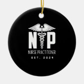 Verpleegkundige Practitioner EST 2024 Keramisch Ornament (Voorkant)