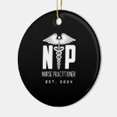 Verpleegkundige Practitioner EST 2024 Keramisch Ornament (Links)