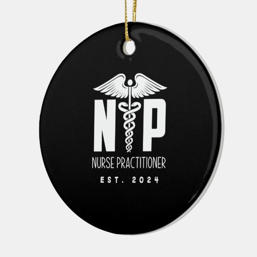 Verpleegkundige Practitioner EST 2024 Keramisch Ornament (Links)