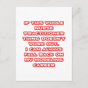 Verpleegkundige Practitioner Humor ... Modelleerca Briefkaart