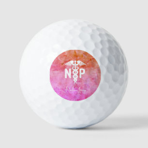 Verpleegkundige Practitioner NP Roze Medisch Geper Golfballen