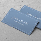 Verpleegkundige Practitioner Plain Blue Visitekaartje