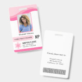  Verpleegkundige Practitioner Security ID Foto Badge (Voor- en achterkant)