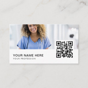 Verpleegkundige QR-code Visitekaartje
