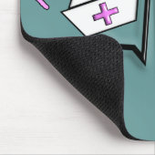 Verpleegkundige QRS- en verpleegkundige Pet Muismat (Hoek)