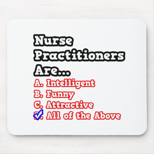 Verpleegkundige Quiz... Joke Muismat (Voorkant)