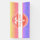 Verpleegkundige RN Afstuderen Rainbow Party Gepers Spandoek (Verticaal)