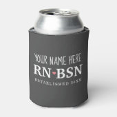 Verpleegkundige RN BSN Simple Cute Personalized Blikjeskoeler (Blikje Voorkant)