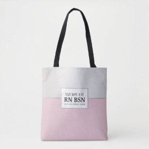 Verpleegkundige RN BSN Simple Cute Personalized Tote Bag