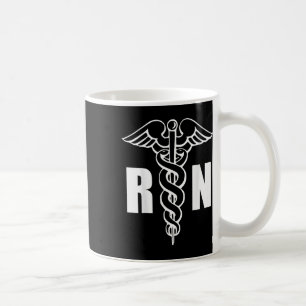 Verpleegkundige Rn Caduceus Medisch Symbool Verple Koffiemok