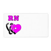Verpleegkundige RN Care Etiket (Voorkant)