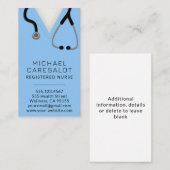 Verpleegkundige RN, LVN, LPN, Caretaker Visitekaartje (Voorkant / Achterkant)