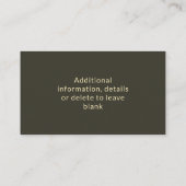 Verpleegkundige RN, LVN, LPN, Visitekaartje van de (Achterkant)