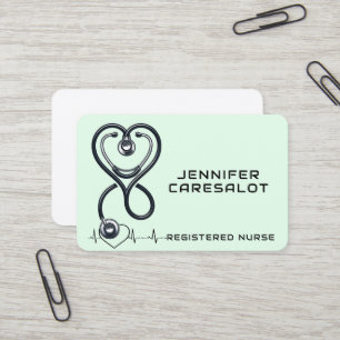 Verpleegkundige RN, LVN, LPN, Visitekaartje van de
