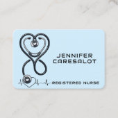 Verpleegkundige RN, LVN, LPN, Visitekaartje van de (Voorkant)