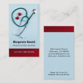 Verpleegkundige RN, LVN, LPN, Visitekaartje van de (Voorkant / Achterkant)