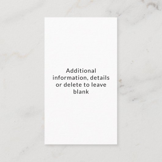 Verpleegkundige RN, LVN, LPN, Visitekaartje van de (Achterkant)