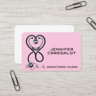 Verpleegkundige RN, LVN, LPN, Visitekaartje van de