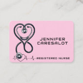 Verpleegkundige RN, LVN, LPN, Visitekaartje van de (Voorkant)