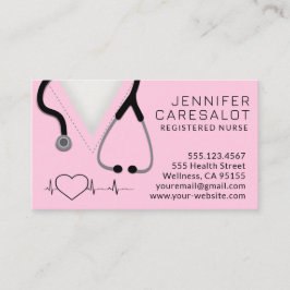 Verpleegkundige RN, LVN, LPN, Visitekaartje van de