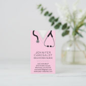 Verpleegkundige RN, LVN, LPN, Visitekaartje van de (Staand voorkant)