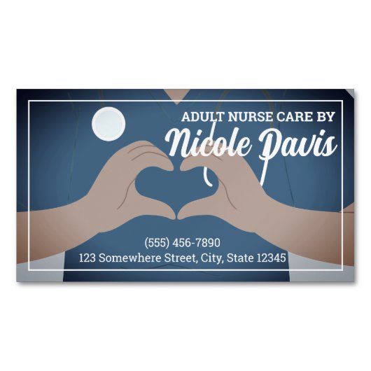 Verpleegkundige RN Magnetisch Visitekaartje (Voorkant)