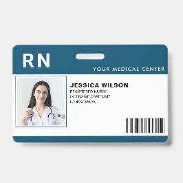 Verpleegkundige RN Medisch Ziekenhuis ID-badge Badge
