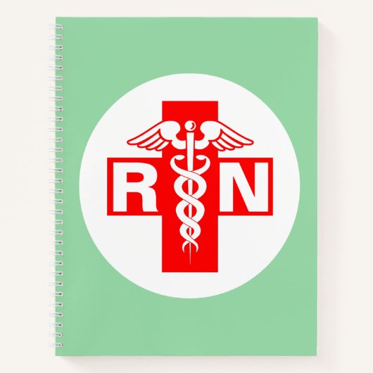 Verpleegkundige RN of Initialen Notitieboek (Voorkant)