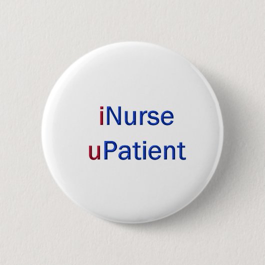Verpleegkundige Ronde Button 5,7 Cm (Voorkant)