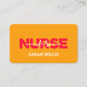 Verpleegkundige run visitekaartje (Voorkant)