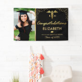 Verpleegkundige School Afstudeerfeest Foto Spandoek (Insitu)