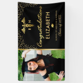 Verpleegkundige School Afstudeerfeest Foto Spandoek (Verticaal)