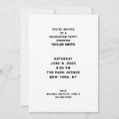 Verpleegkundige School Afstudeerfeest Kaart (Achterkant)