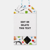 Verpleegkundige School Afstuderen Cadeaulabel (Achterkant)