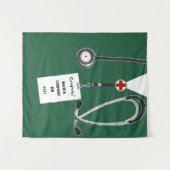 Verpleegkundige School Afstuderen Wandkleed (Voorkant (horizontaal))