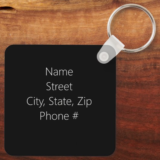 Verpleegkundige Sleutelhanger (Achterkant)